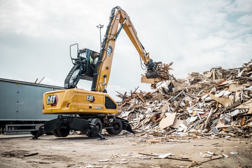 New Cat® MH3026 Material Handler offers high performance with lower operating costs